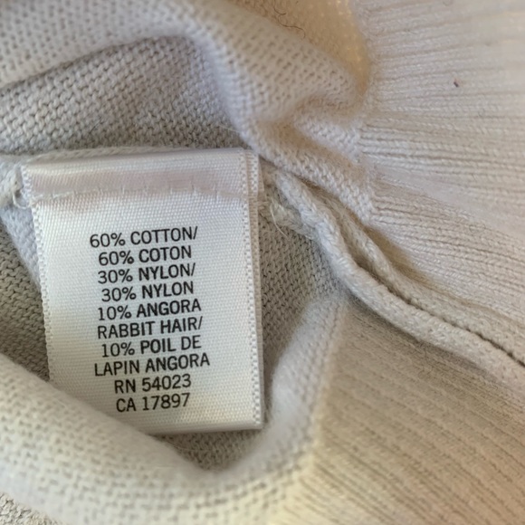 Last call! Banana Republic cream colored cowl neck sweater - Picture 6 of 6